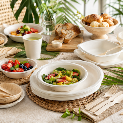 Eco Hosting: How Sugarcane Bagasse and Corn Husk Are Transforming the Sustainable Table