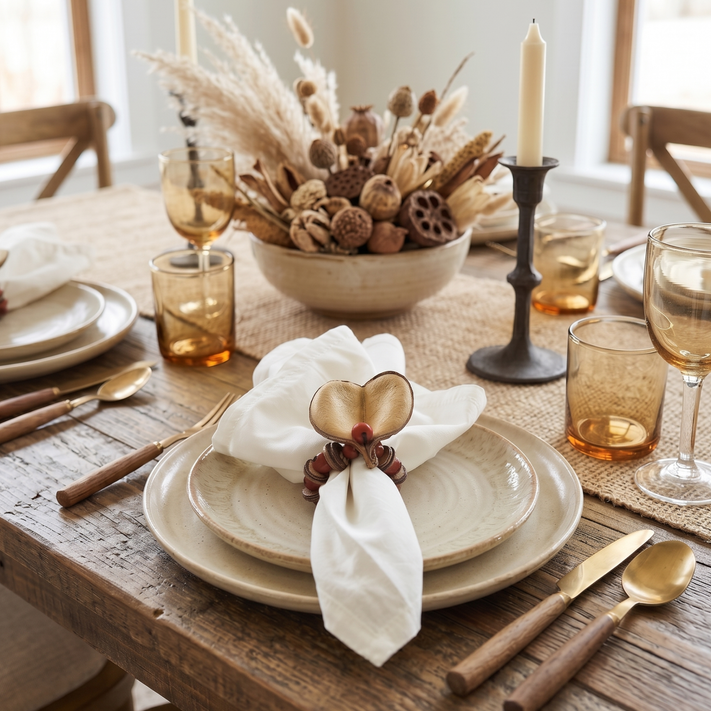 BIOJewelry Napkin Rings
