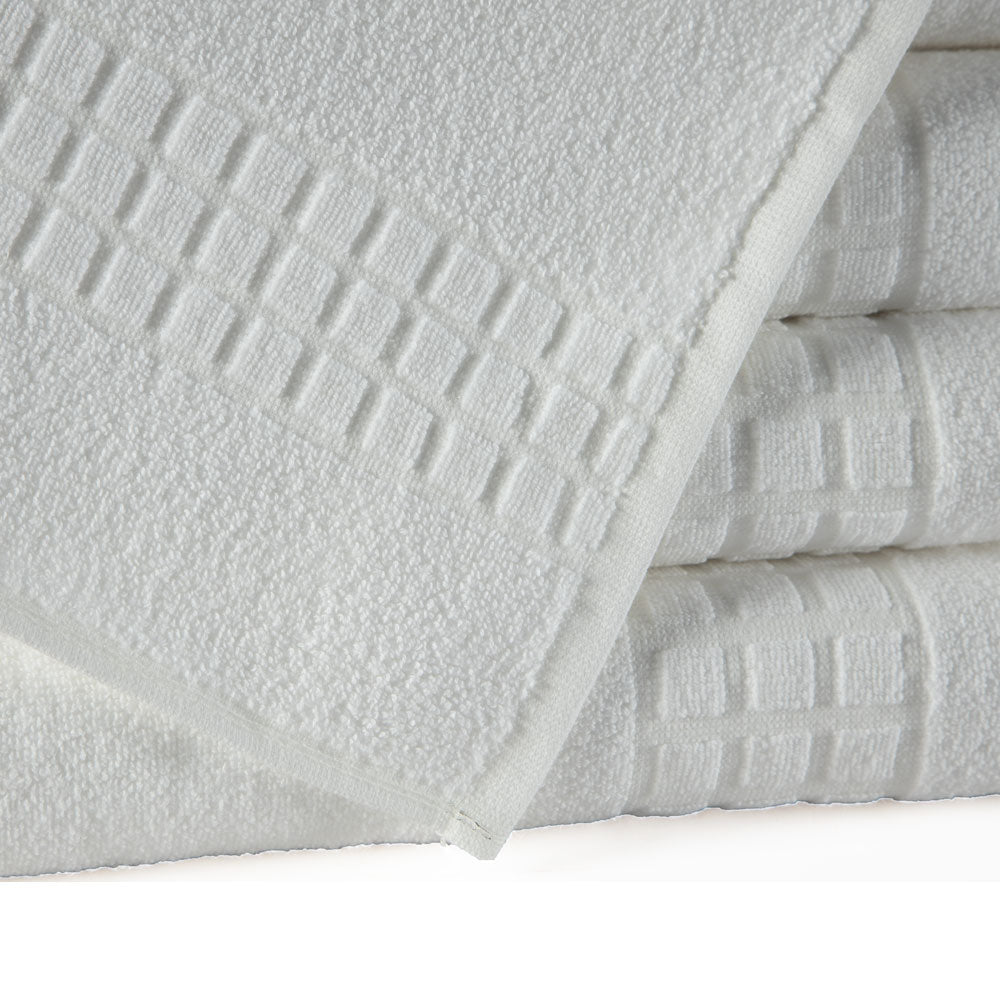 City Professional Bath Towel White 55.1 x 27.6 in – 410 GSM Cotton Blend for Hospitality