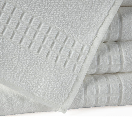 City Professional Bath Towel White 55.1 x 27.6 in – 410 GSM Cotton Blend for Hospitality