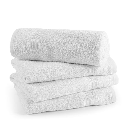 Set of 4 Professional Salon Towels 17.7 x 35.4 in – 100% Cotton 330 GSM Durable Hairdresser Towels