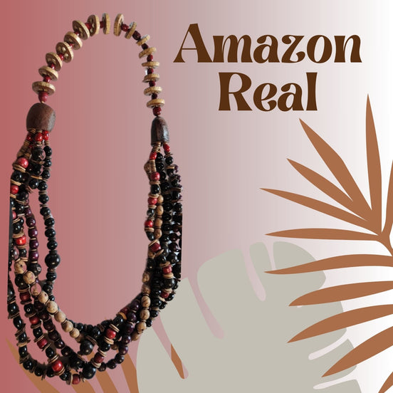 BIOJoias Amazônia Luxo Coco Babaçu Açaí Decoração Artesanal para Sala de Estar, Quarto, Entrada