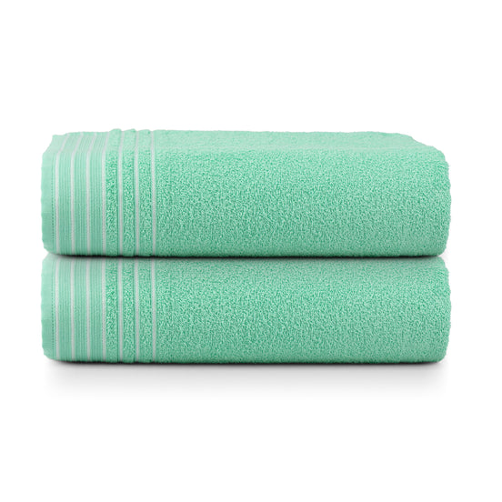Set of 2 Kalistra Oversized Bath Towels 30" x 59" – 100% Cotton, 340 GSM