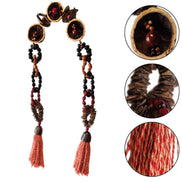 BIOJewelry Amazon Luxury Duo Babacu Coconut Acai Natural Fiber Art Decor Handmade for Living Room, Bedroom, Entrance