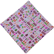 Guardanapos de Pano de Algodão Rosa Páscoa Charlo Coelhinho da Páscoa Delícia Alegria 38x38cm
