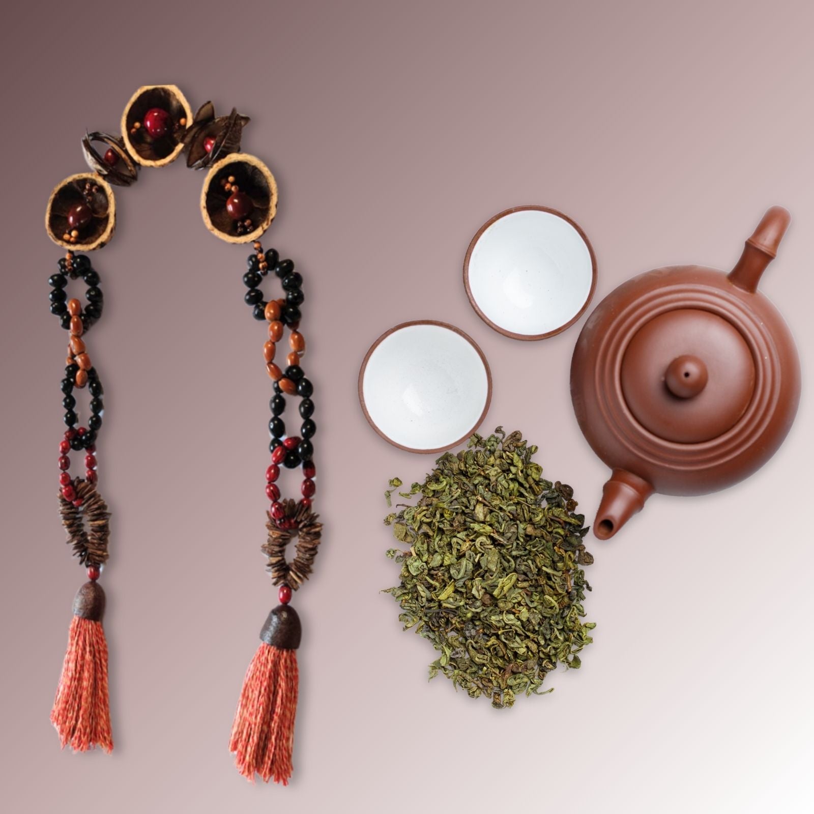 BIOJewelry Amazon Luxury Duo Babacu Coconut Acai Natural Fiber Art Decor Handmade for Living Room, Bedroom, Entrance
