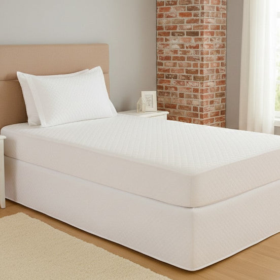 Capa Protetora de Colchão Impermeável Solteiro Matelado – Branco