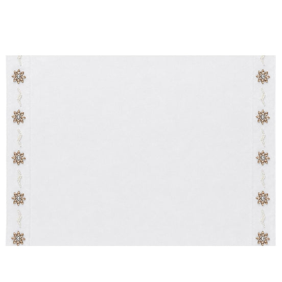 Charlo’s Set of 4 Rectangular Placemats Life White 18" x 12"