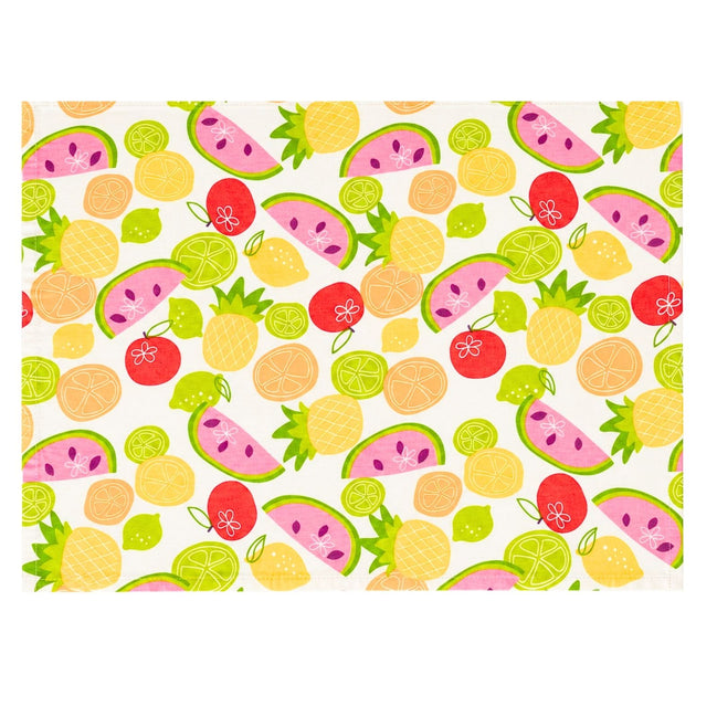 Charlo’s Set of 4 Rectangular Placemats Fruits 18" x 12"