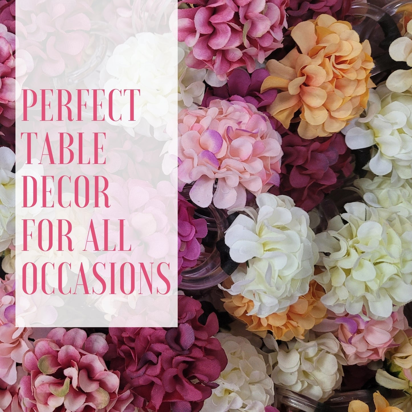 Charlo's Set of 4 Light Pink Flower Chrysanthemum Charm Napkin Rings for dining table decor