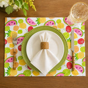Charlo’s Set of 4 Rectangular Placemats Fruits 18