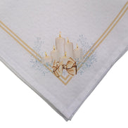 Charlo's Cloth Napkins Set of 4 Christmas Candles 16