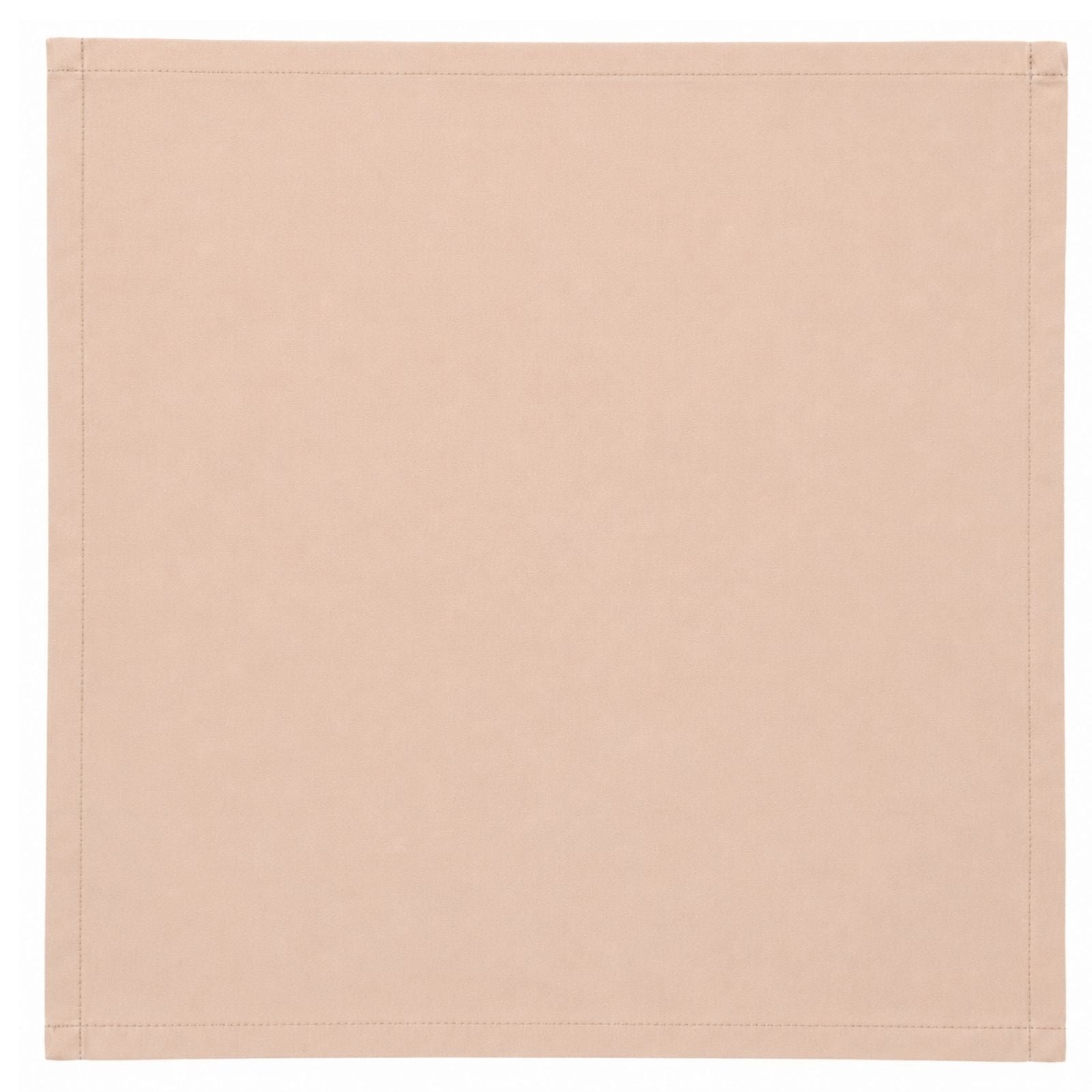 Charlo's Set of 4 Nude Pink 100% Cotton Solid Cloth Napkins 15