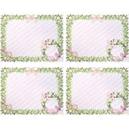 Set of 4 Waterproof Rectangular Placemats Easter 17
