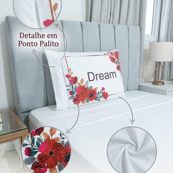 Maison Charlo Sonata Microfiber Pillowcase – Dream Print – 1 Piece