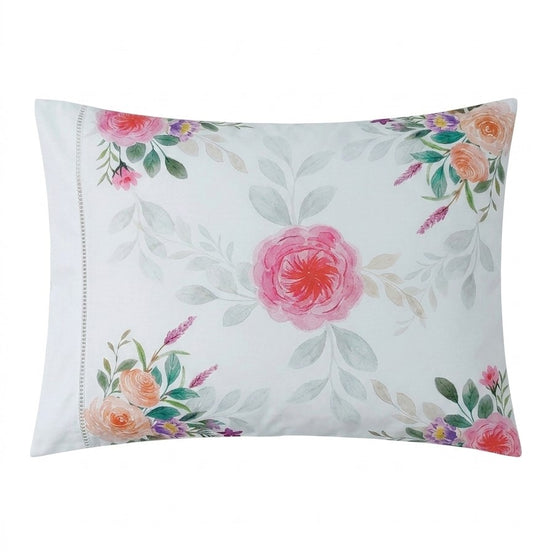 Maison Charlo Sonata Microfiber Pillowcase – Rose Print – 1 Piece