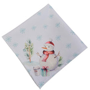 Charlo's Cloth Napkins Set of 4 Christmas Snowman 16