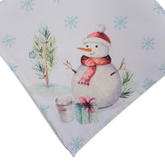Charlo's Cloth Napkins Set of 4 Christmas Snowman 16