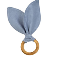 Maison Charlo | Anéis de Guardanapo Orelhas de Coelhinho Azul Turquesa Conjunto de 4 para Páscoa | Decoração de Mesa de Jantar