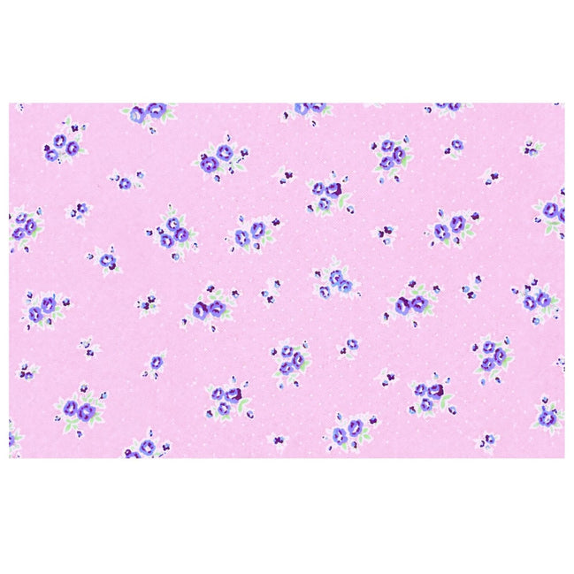 Charlo's Set of 4 Rectangular Placemats Spring Pink 18" x 12"