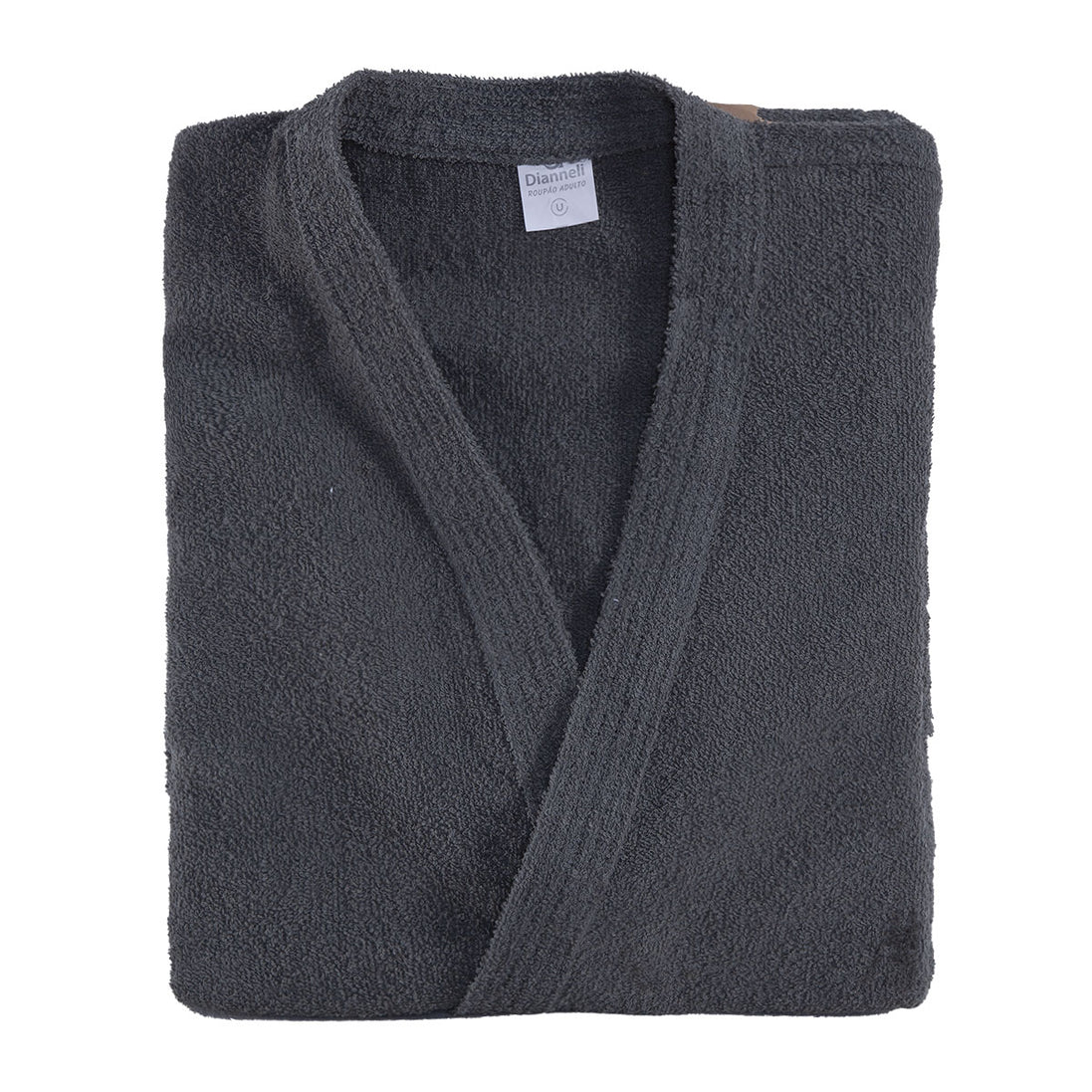 Adult Terry Cotton Bathrobe 39.4 x 21.3 in – 100% Cotton Soft Absorbent Robe One Size