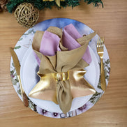 Set of 4 Round Placemats Covers Christmas Night Cloth 14