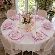 Charlo's Set of 4 Rectangular Placemats Spring Pink 18