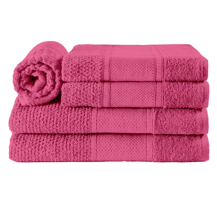 5-Piece Cotton Towel Set Noblesse – Bath, Hand & Bath Mat Soft Absorbent Premium Design