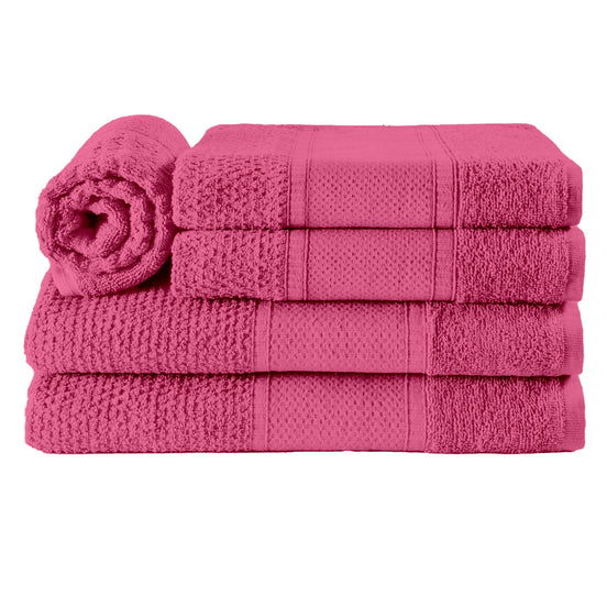 5-Piece Cotton Towel Set Noblesse – Bath, Hand & Bath Mat Soft Absorbent Premium Design