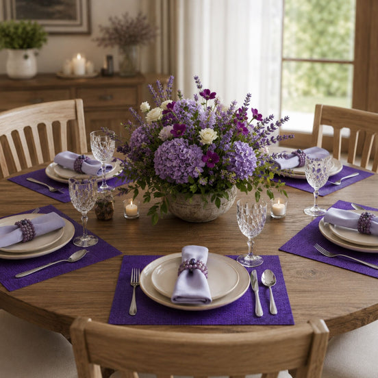 Charlo's Set of 4 Rectangular Placemats Night Granite 18" x 12"