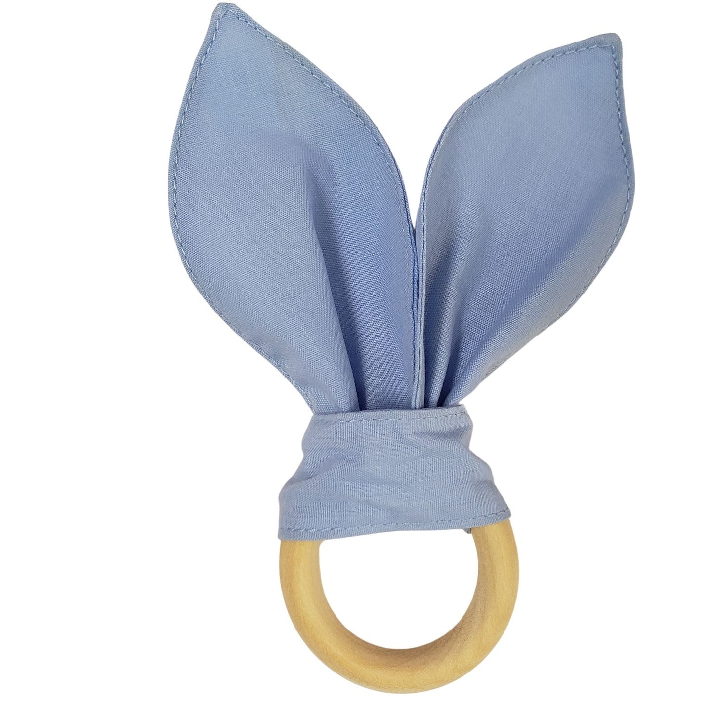 Maison Charlo | Easter Set of 4 Blue Sky Bunny Ears Napkin Rings | Dining Table Decor