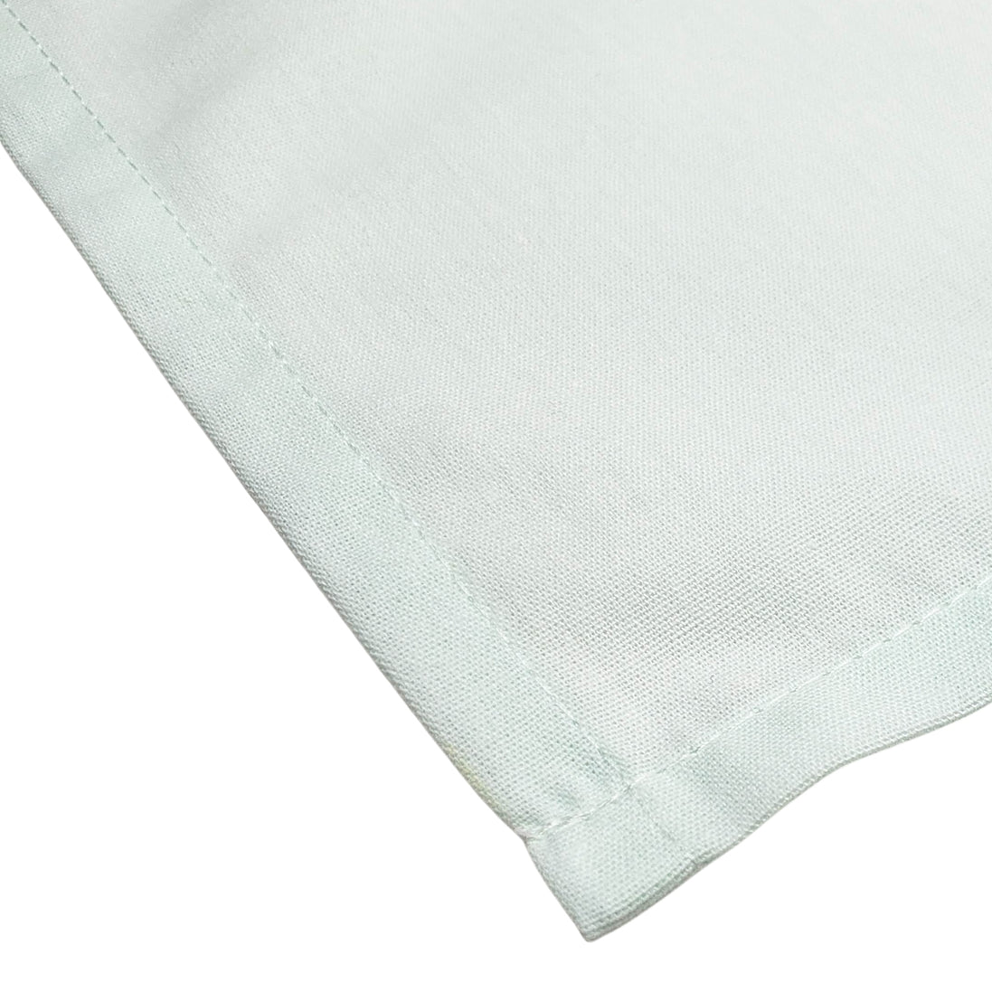Charlo's Conjunto de 4 Guardanapos de Pano Sólidos 100% Algodão Verde Água 38cm x 38cm Laváveis Reutilizáveis