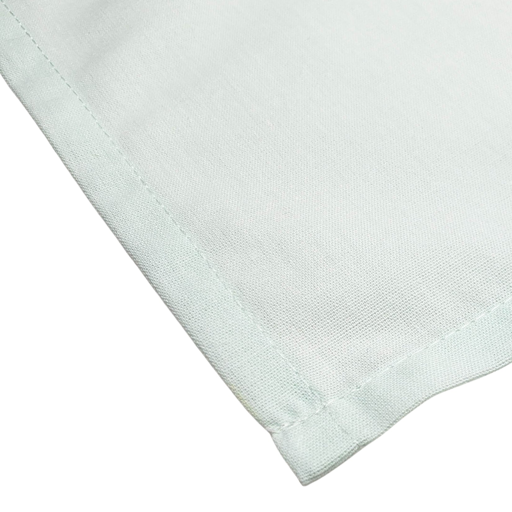 Charlo's Conjunto de 4 Guardanapos de Pano Sólidos 100% Algodão Verde Água 38cm x 38cm Laváveis Reutilizáveis