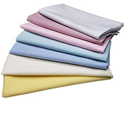 Charlo's Set of 4 Yellow 100% Cotton Solid Cloth Napkins 15
