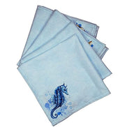 Charlo's Cloth Napkins Set of 4 Blue Seas 16