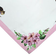 Charlo's Cloth Napkins Set of 4 Delicate Bird  16