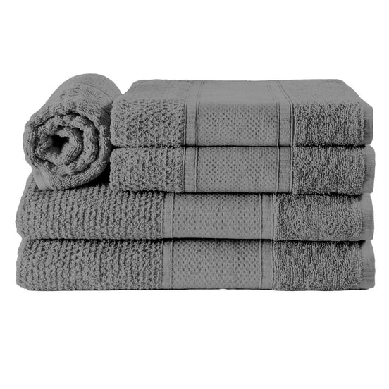 5-Piece Cotton Towel Set Noblesse – Bath, Hand & Bath Mat Soft Absorbent Premium Design