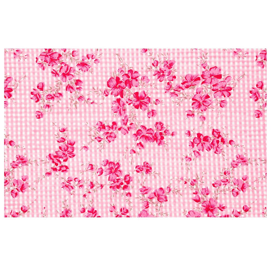 Charlo’s Set of 4 Rectangular Placemats Cottage Rose 18" x 12"
