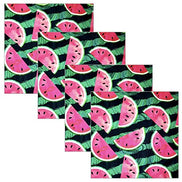 Guardanapos de Pano Charlo Conjunto de 4 Frutas de Melancia 40x40cm - Rosa