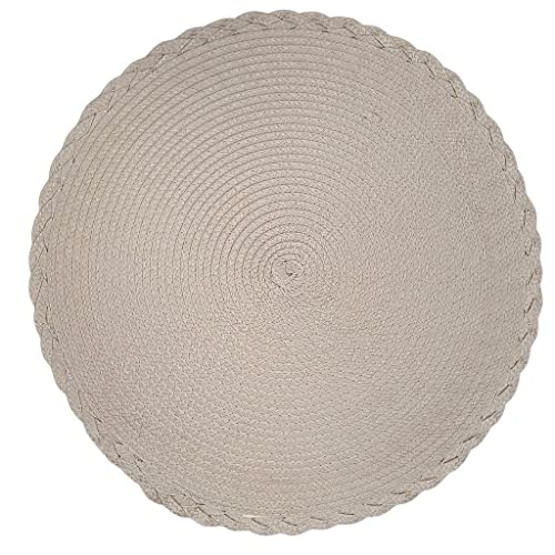Conjunto com 4 Lugares Americanos Redondos Noar Bege para Interiores/Exteriores 38 cm Diâmetro
