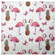 Charlo's Cloth Napkins Set of 4 Pineapple Flamingo 16