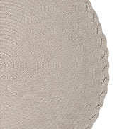 Conjunto com 4 Lugares Americanos Redondos Noar Bege para Interiores/Exteriores 38 cm Diâmetro