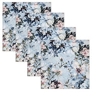 Charlo's Cloth Napkins Set of 4 Floral Vintage Blue by Charlo 16