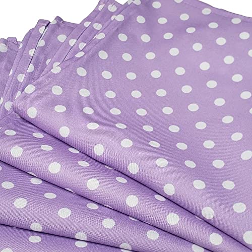 Guardanapos de Pano Charlo Conjunto de 4 Bolinhas Lilás 40x40cm - Lilás