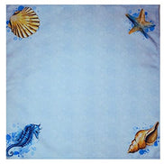 Charlo's Cloth Napkins Set of 4 Blue Seas 16