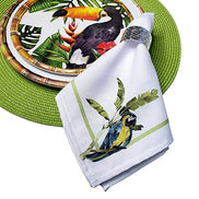 Charlo's Cloth Napkins Set of 4 Brazilian Parrot 16