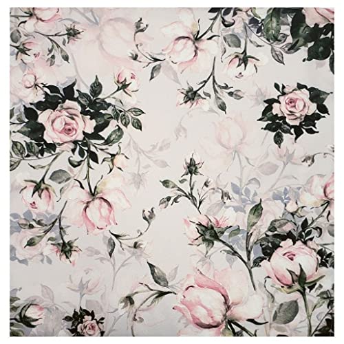 Charlo's Cloth Napkins Set of 4 Floral Vintage Rose by Charlo 16" by 16" - Rose