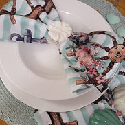 Charlo's Cloth Napkins Set of 4 Cancun Seas 16
