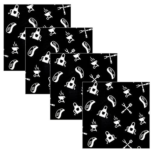 Charlo's Cloth Napkins Set of 4 Beef Gourmet 16