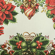 Set of 4 Placemats Christmas Love Cloth Waterproof 17